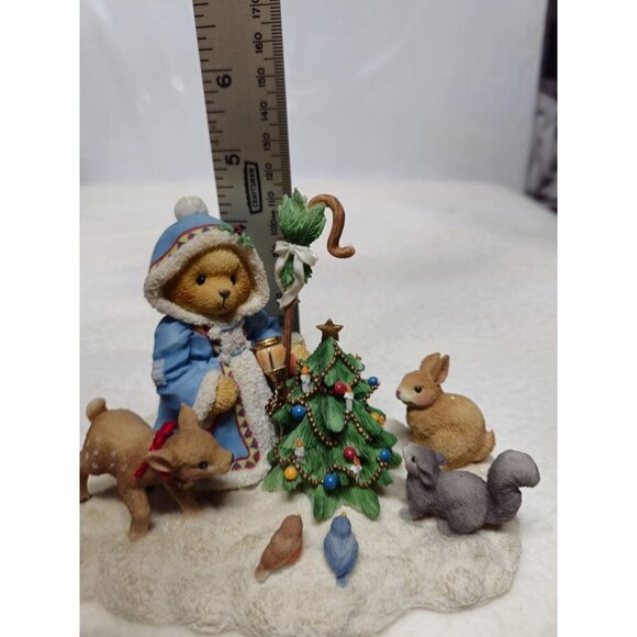 Cherished Teddies Olga Feel The Peace Hold The Joy Share The Love‎ Winter Bear - Picture 9 of 12